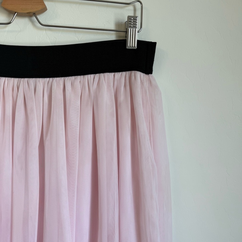 Janet Chung Ballerina Pink Tulle Pull On Midi Skirt Medium - Picture 5 of 11